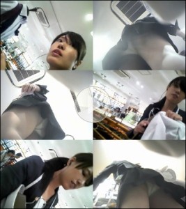 美人店員Pチラ逆さ撮り！ロイドさんの 働くお姉さん FILE204 「グラマー超美人 ムッチリ下着」