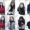 いきなりパンストを下ろして股間が丸見えなOL風お姉さんのコンビニトイレ盗撮動画